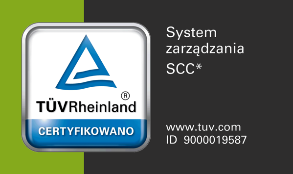 Certyfikat SCC dla GLT SA - Gwarancja Bezpieczeństwa Firmy